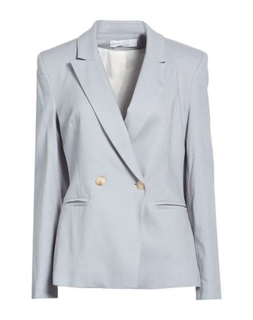 Woman Blazer Sky blue Size 6 Viscose, Linen, Cotton, Elastane