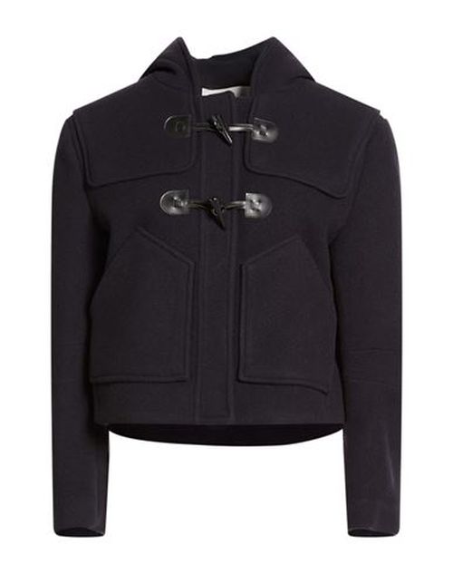 Woman Coat Midnight blue Size 0 Wool, Polyamide