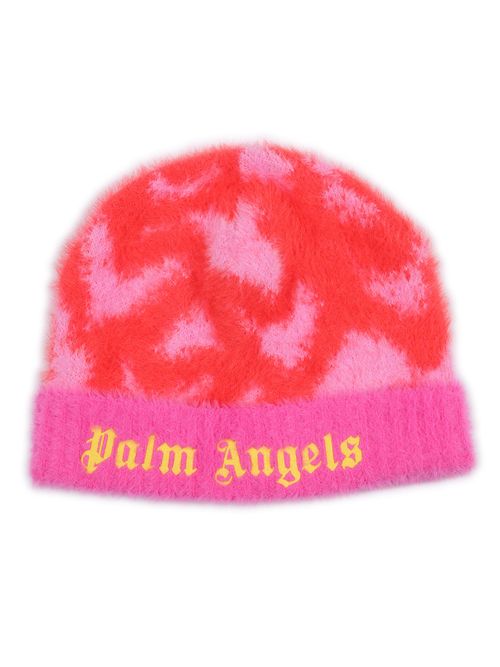 Pa Spray Hearts Knit Beanie Rose Pink - Hat