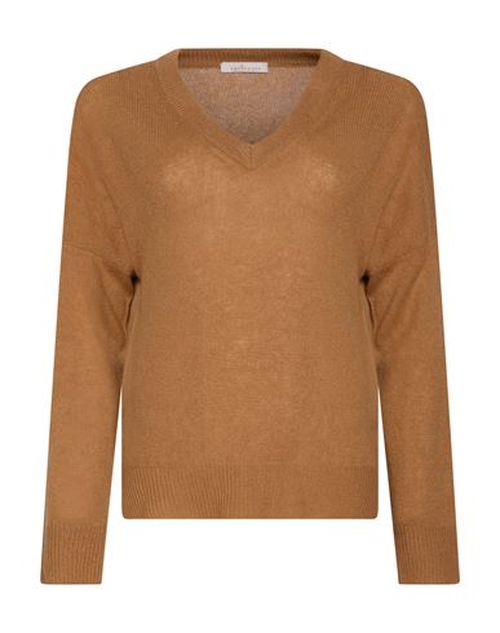 Woman Sweater Camel Size 6 Cashmere