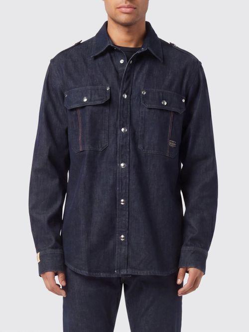 Shirt Men color Denim
