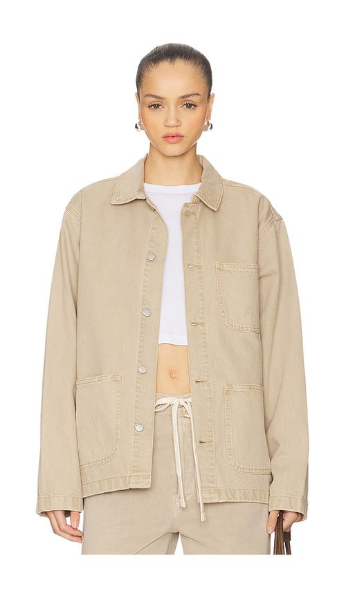 Dr. Denim Devon Worker Jacket in Beige. - XL also in L, M