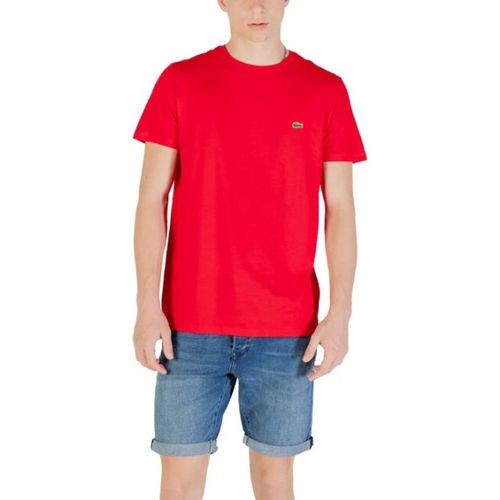 Lacoste Mens Crew Neck T-Shirt Red