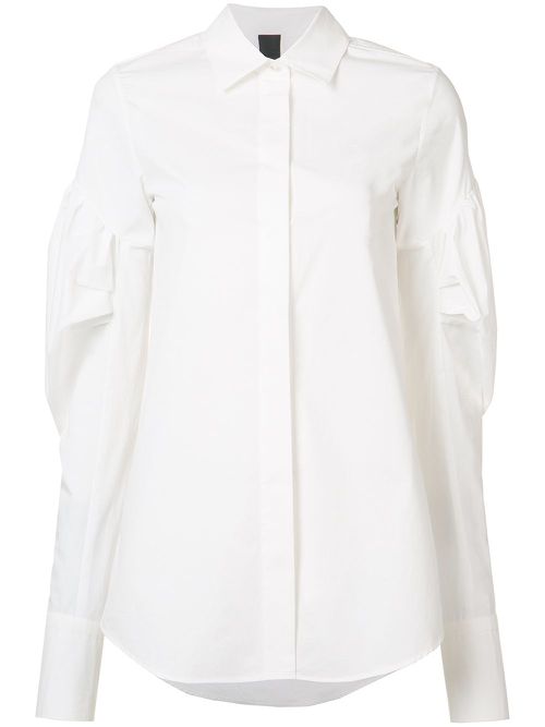 Puff sleeve shirt - White