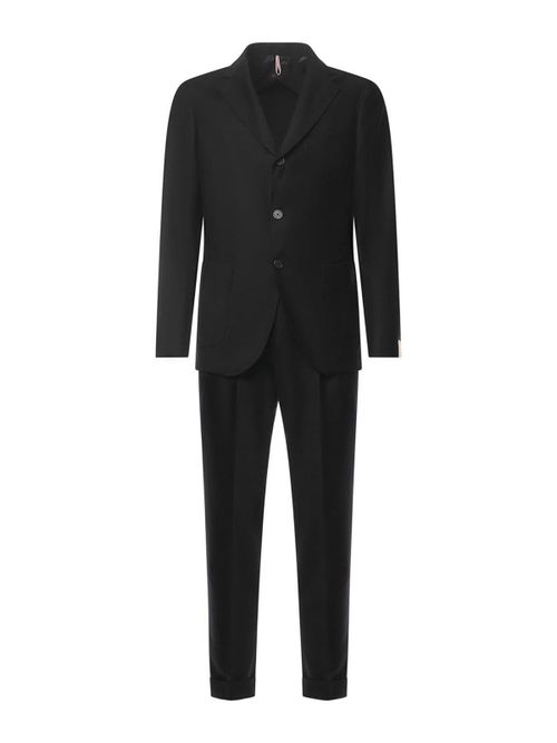 Single-Breasted Wool And Cashmere Suit