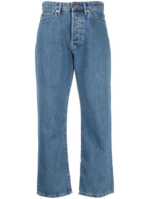 Cropped leg jeans - Blue