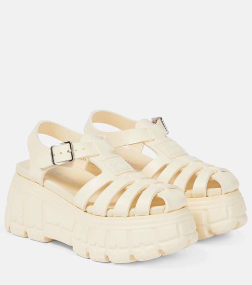 Miu Miu Fisherman platform sandals
