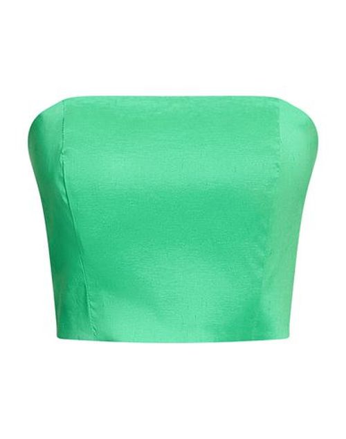 H Couture Woman Top Green Size M Polyester, Nylon, Elastane