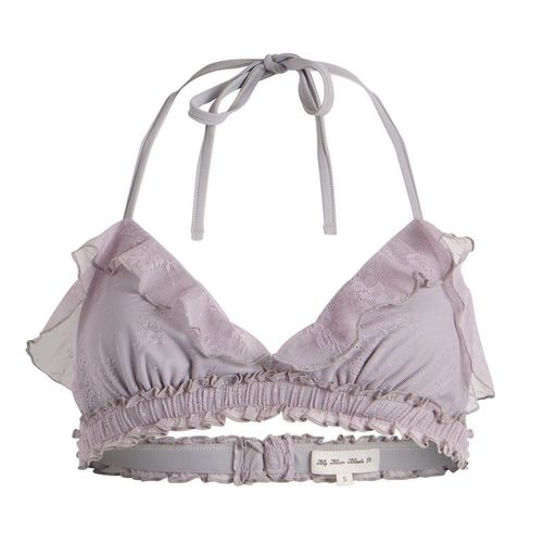 Women's Lace Frill Bikini Top Wisteria