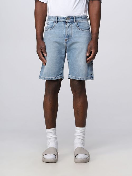Short Men color Gnawed Blue