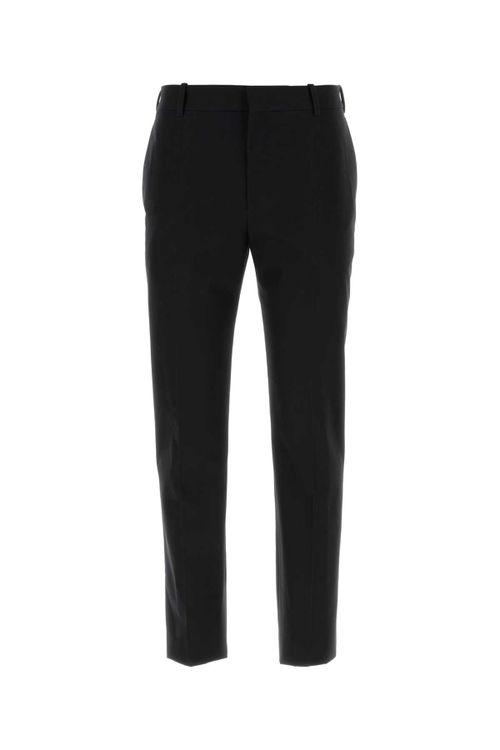 Cotton Trousers — Black