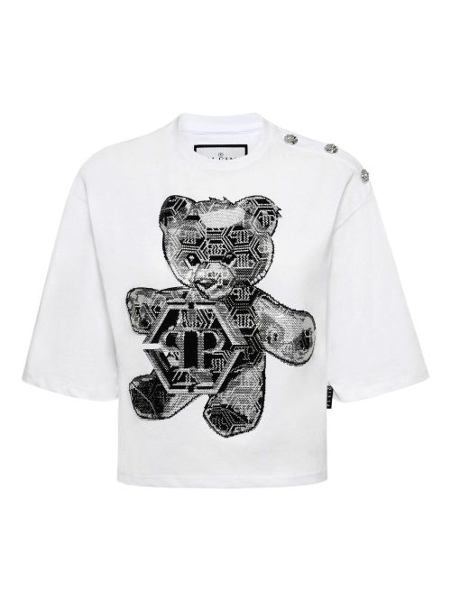 3D Teddy T-shirt - White