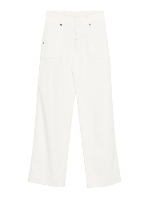 Jeans With Eyelet Decoration