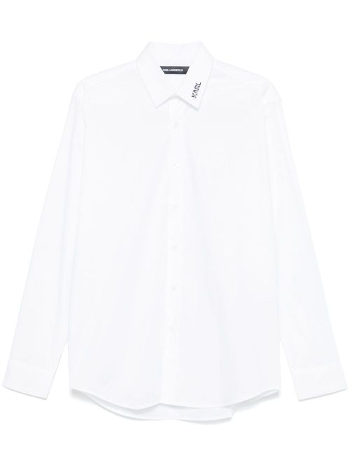 Logo-embellished shirt - White