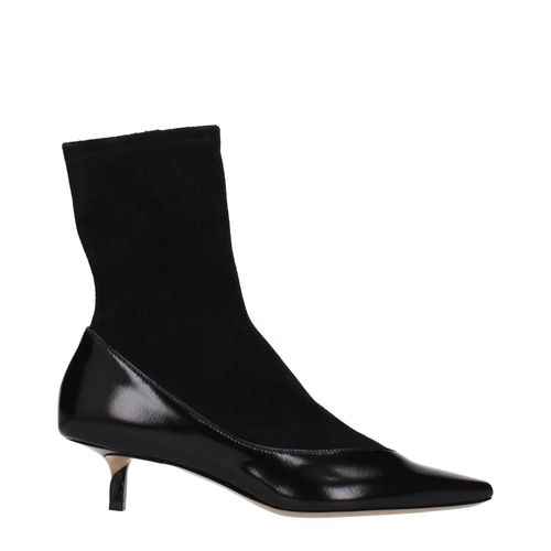 Jacquemus Black Leather Ankle Women's Boot