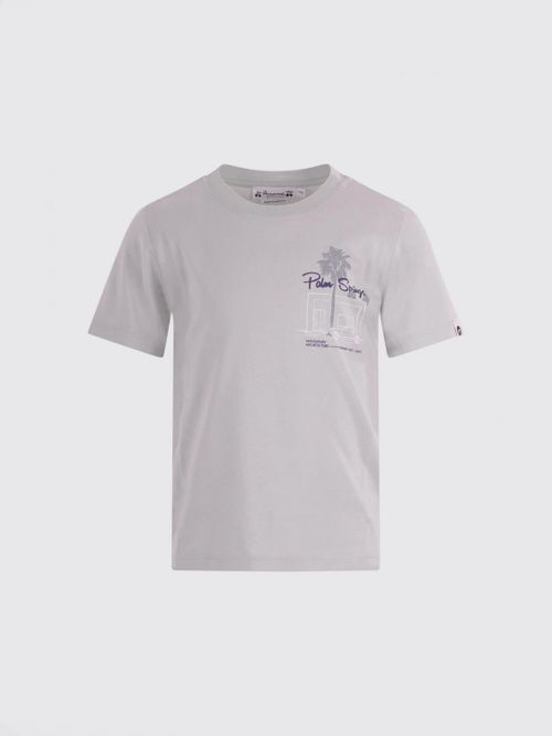 Boy's Short-Sleeved Printed Logo Cotton T-Shirt
