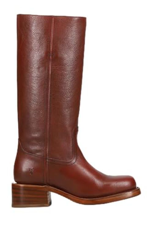 Frye Campus 14L Wide Calf Iconic Tall Boots for Women Crafted from Signature Montana Leather with Goodyear Welt Construction and Stacked Leather Heel – 13” Shaft Height