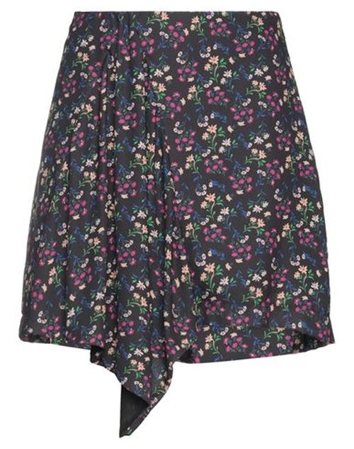 Woman Mini skirt Black Size 10 Polyester
