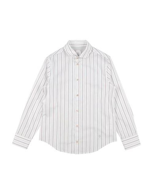 Kid Boy Shirt White Size 12 Cotton, Polyester