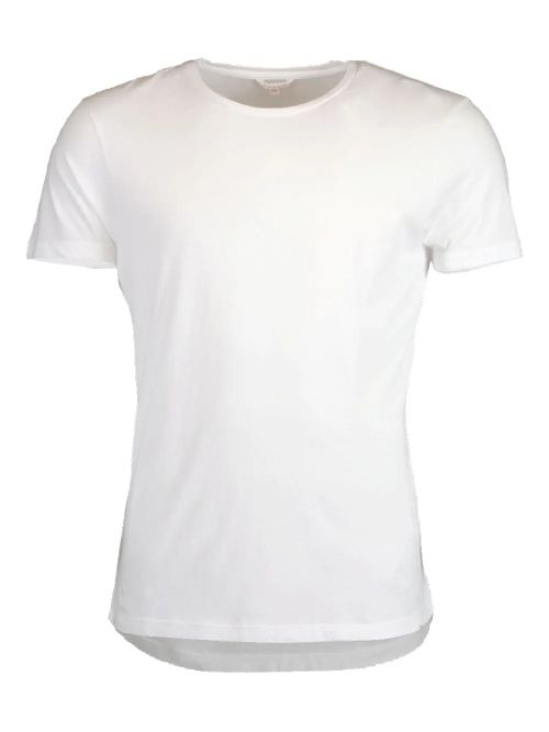 Crew-Neck Cotton T-Shirt — White