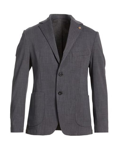 Man Blazer Charcoal Size 38 Cotton, Polyamide, Elastane