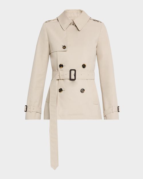 Belted Short Trench-Coat