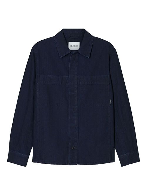 Button-up denim shirt - Blue