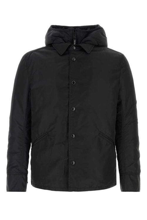 Black Nylon X Cp Company Down Jacket