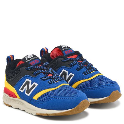 Kids' 997h Slip On Retro Sneaker Toddler Shoes (Blue/Red/Yellow)