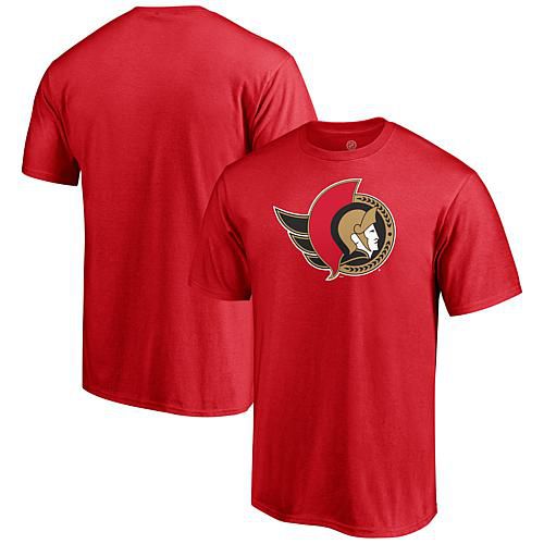 Men's Fanatics Red Ottawa Senators Primary Logo Team T-Shirt - Size Large