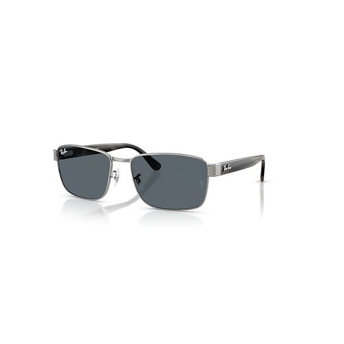 Ray-Ban Sunglasses Unisex Rb3750 - Havana Grey Frame Blue Lenses 59-18
