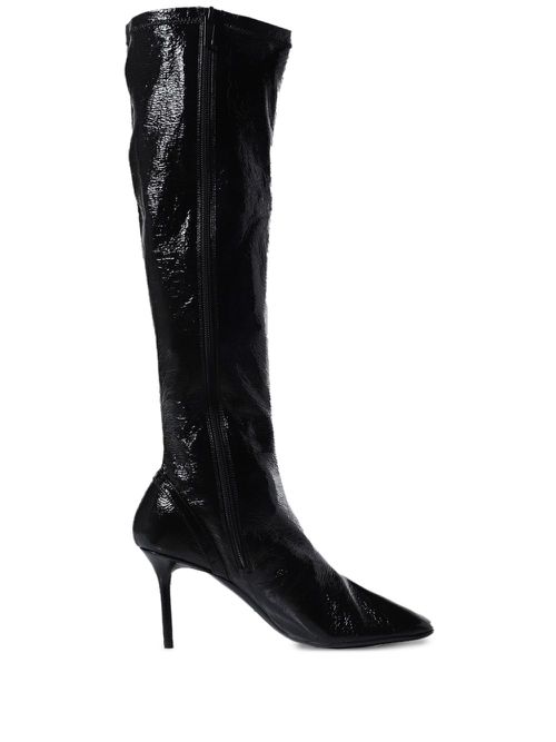 75mm Oblique boots - Black