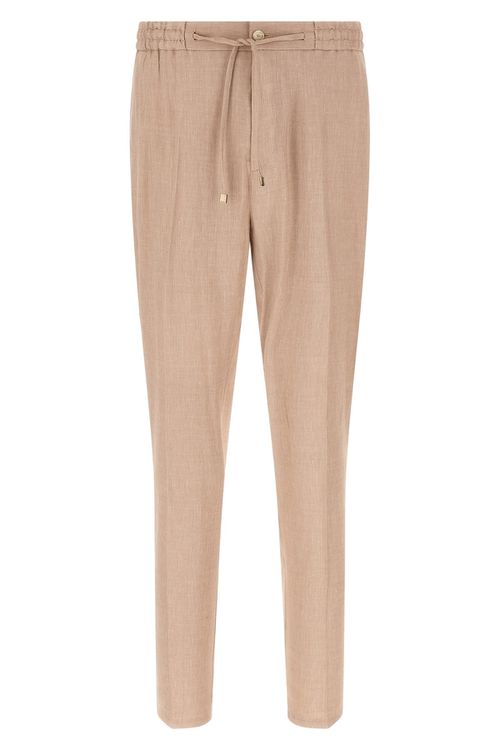 Flamed Linen Joggers