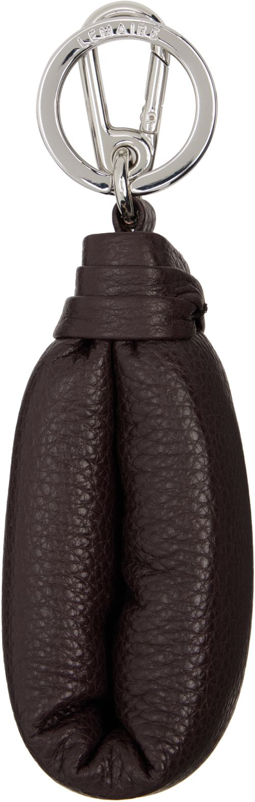 Brown Wadded Keychain