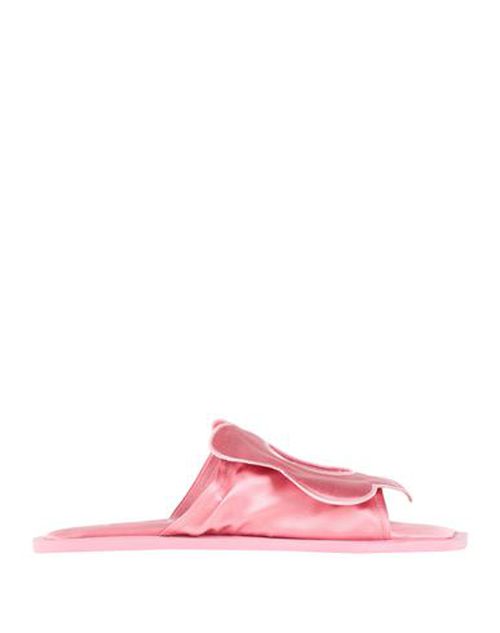 Woman Sandals Pink Size 10 Textile fibers