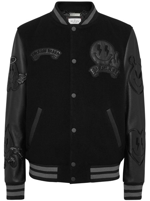 College varsity jacket - Black