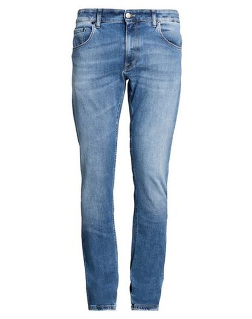 Man Jeans Blue Size 30 Cotton, Elastane