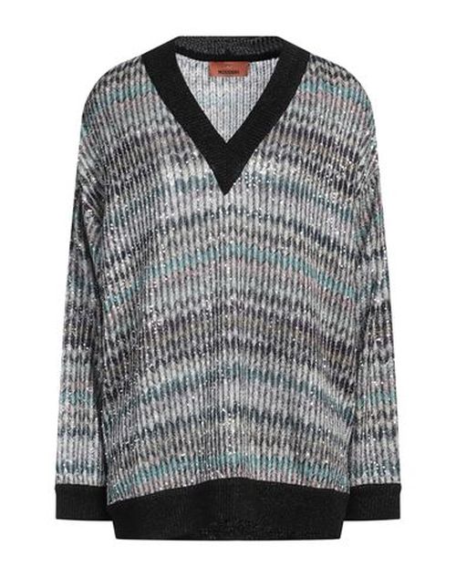Missoni Woman Sweater Black Size 6 Viscose, Polyamide, Polyester, Metallic fiber