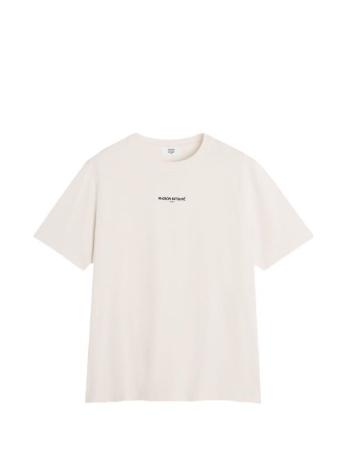 Logo-Embroidered T-Shirt — Beige