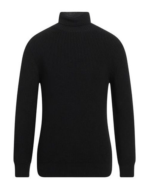 Man Turtleneck Black Size L Merino Wool, Acrylic