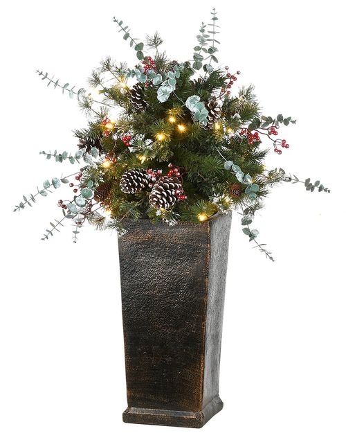 3Ft Potted Meadow Basin Tree With Led Lights