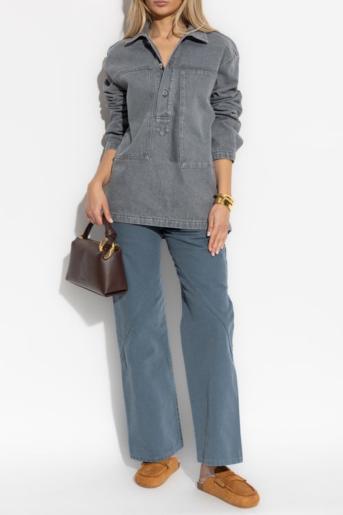 Denim Shirt, Women's, Grey