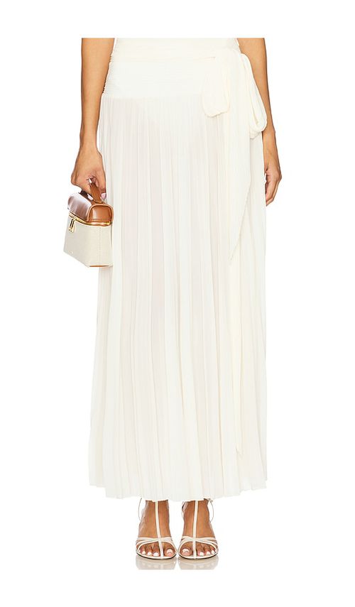 Ronny Kobo Ines Skirt in Cream.  S. Also in L