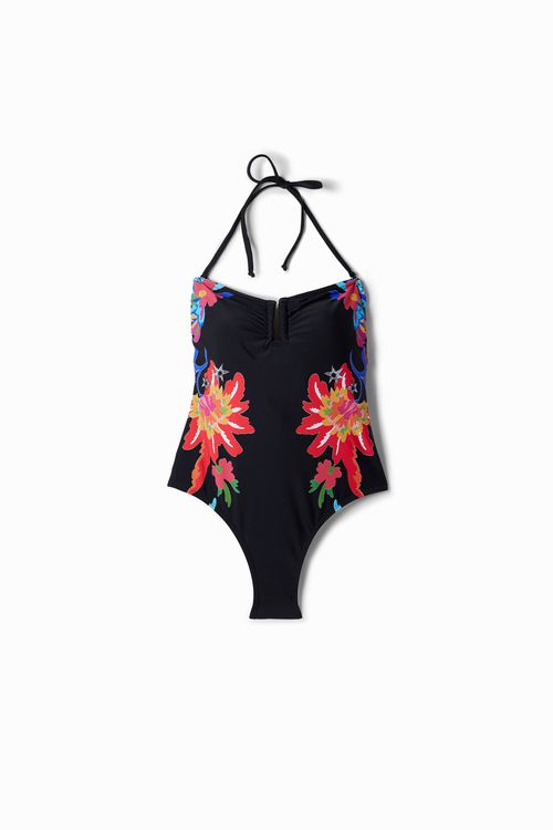 Jungle bandeau swimsuit