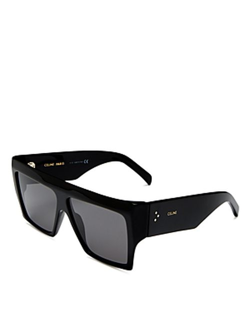 Flat Top Square Sunglasses, 60mm