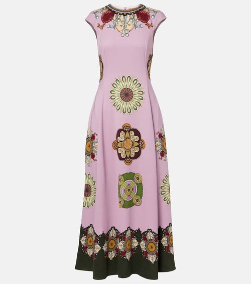Park Ave printed maxi dress