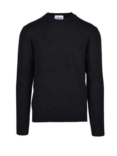 Crewneck Sweater in Luxurious Black Blend