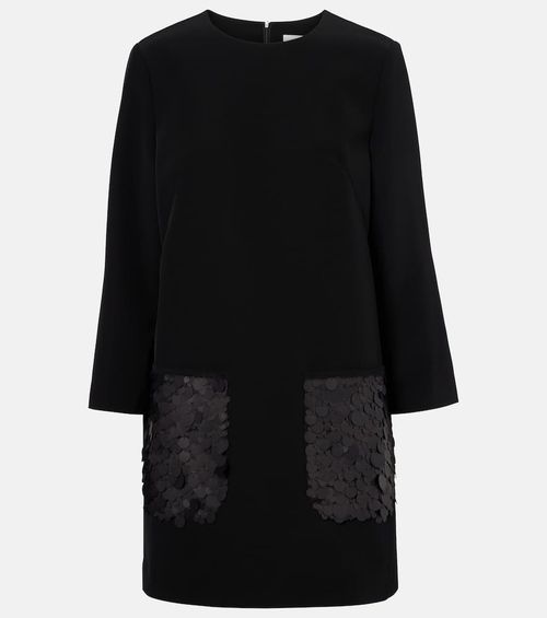 Bixio sequined satin twill minidress