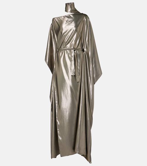 Taylor Seventies silk-blend lamé kaftan