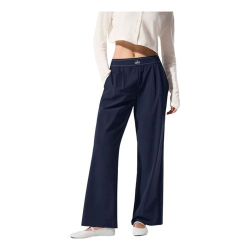 (WMNS) Suit Up Trouser Regular 'Navy'